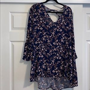 Lush Floral Print Dress